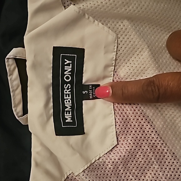 Members Only jacket red/white/blue size 5 - Picture 3 of 7